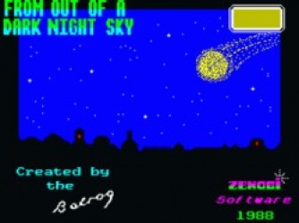 From Out Of A Dark Night Sky (1989)(Zenobi Software)[a] Rom